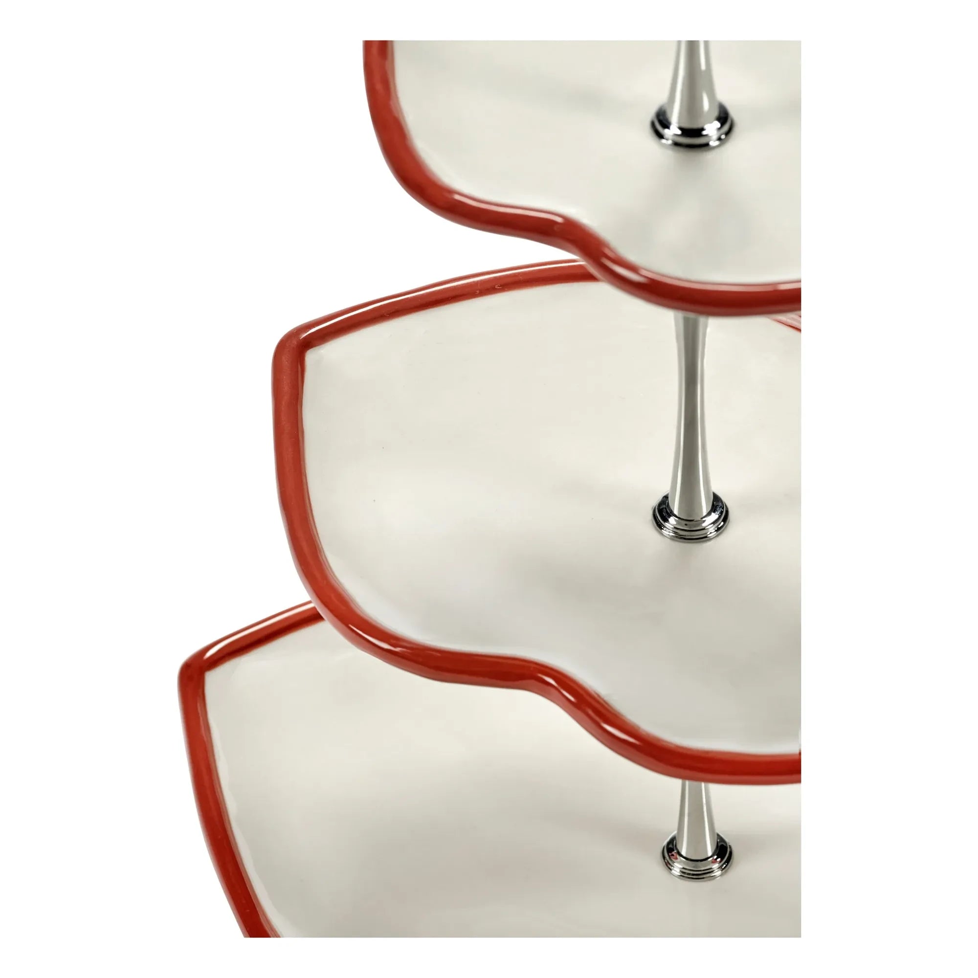 Serax - Soporte para tartas de 3 pisos, Wouters & Hendrix | Rojo