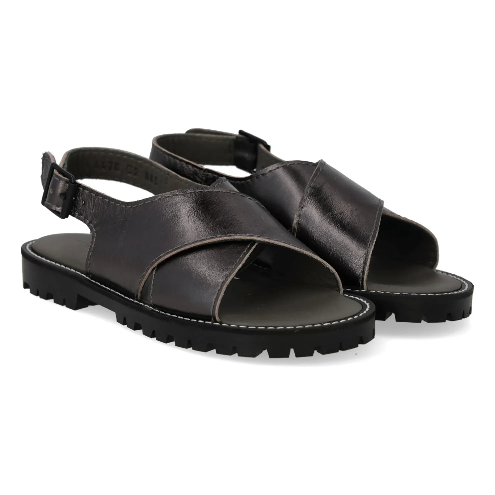 Angulus - Sandalias de tiras cruzadas | Negro