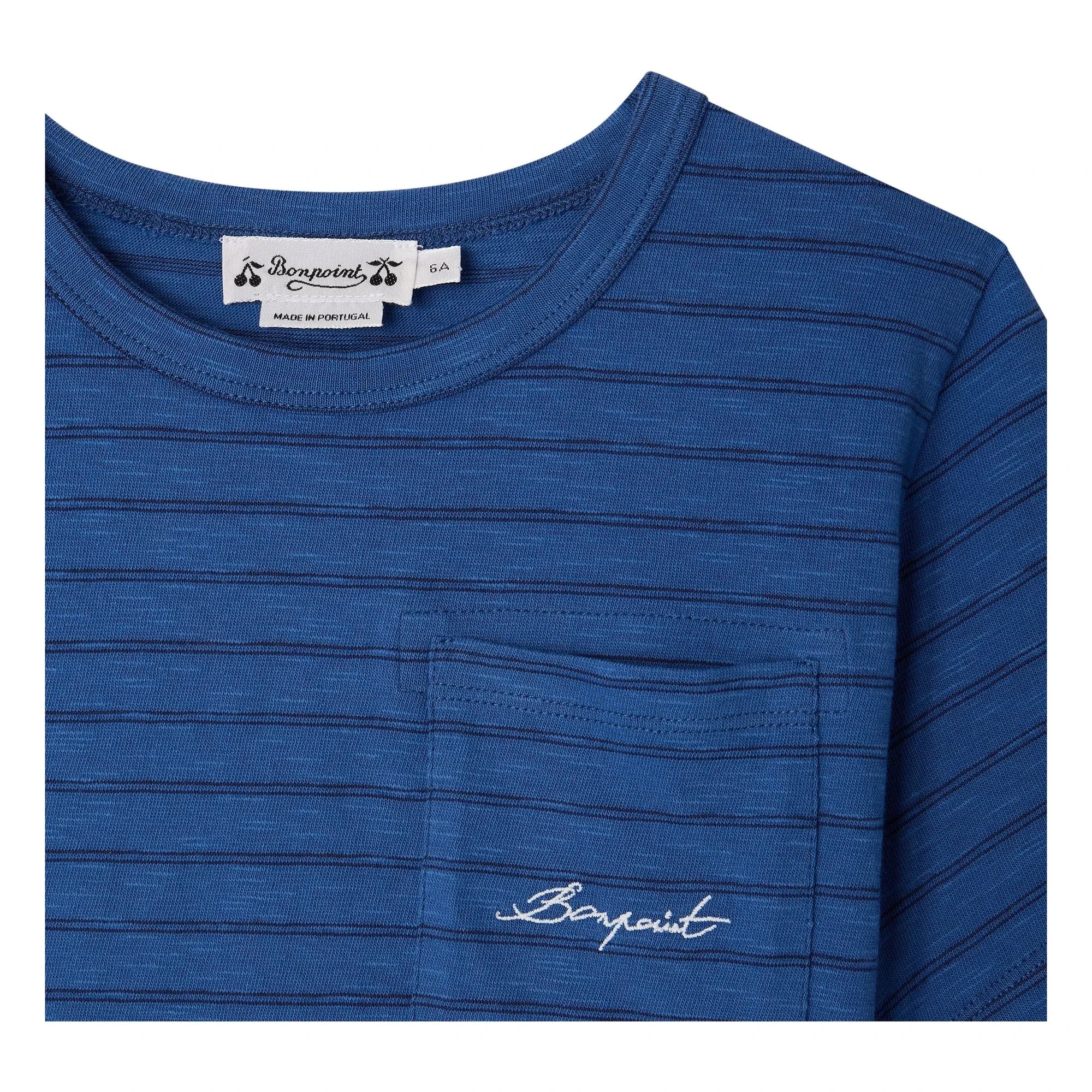 Bonpoint - Camiseta de algodón orgánico Elrador | Azul real