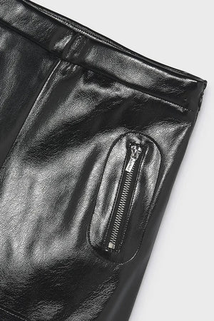 Falda evasé Mayoral efecto piel