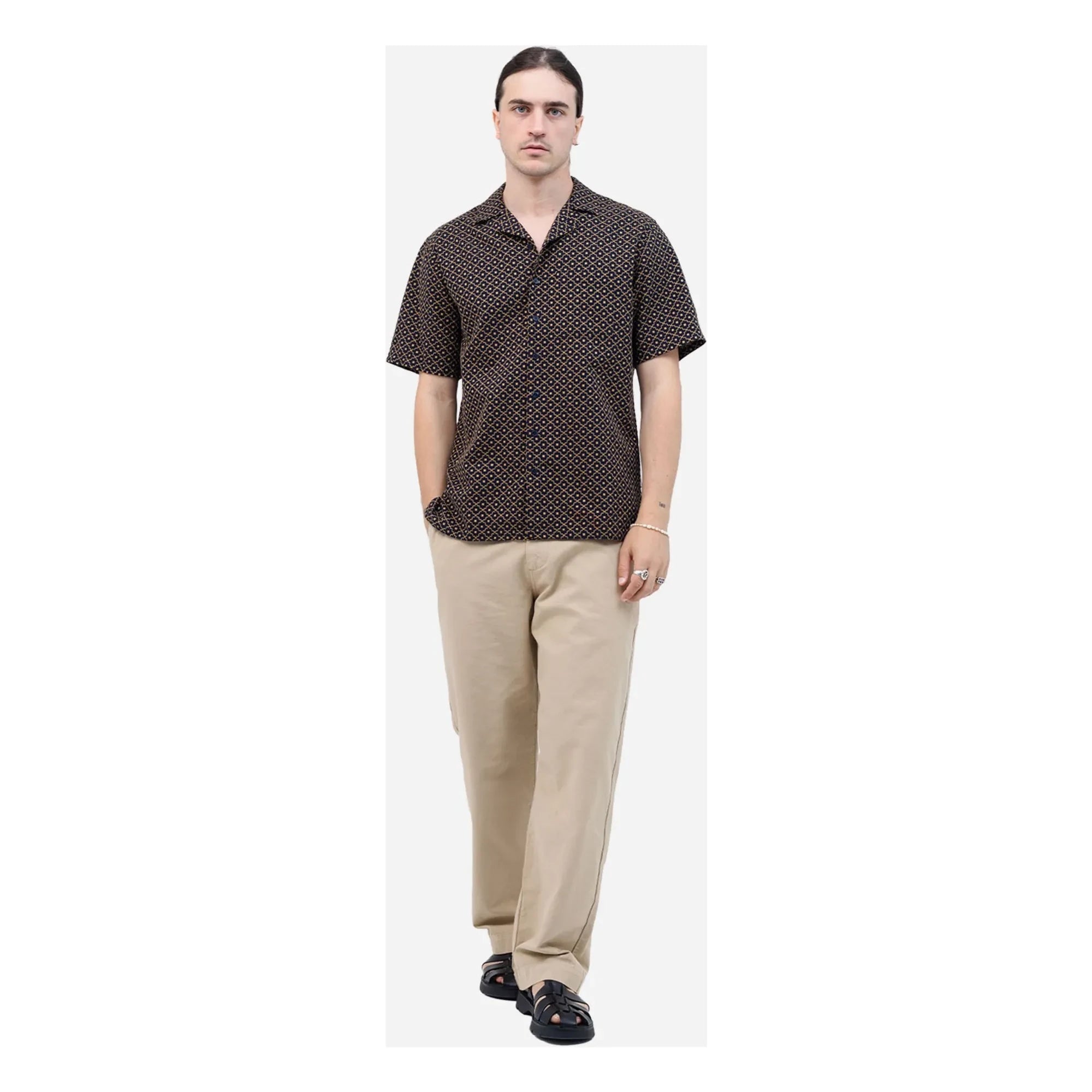Olow - Aloha Neza camisa | Marrón oscuro