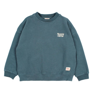 Búho - Sudadera de campamento de tenis | Azul claro