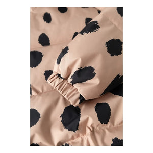 Liewood - Chaqueta acolchada Adelina con estampado de leopardo en fibras recicladas | Rosa claro