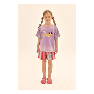 Jelly Mallow - Camiseta Tie and Dye para Perro | Morado