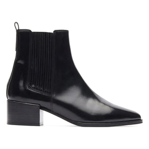 Rivecour - Botas de cuero glacé nº 408 | Negro
