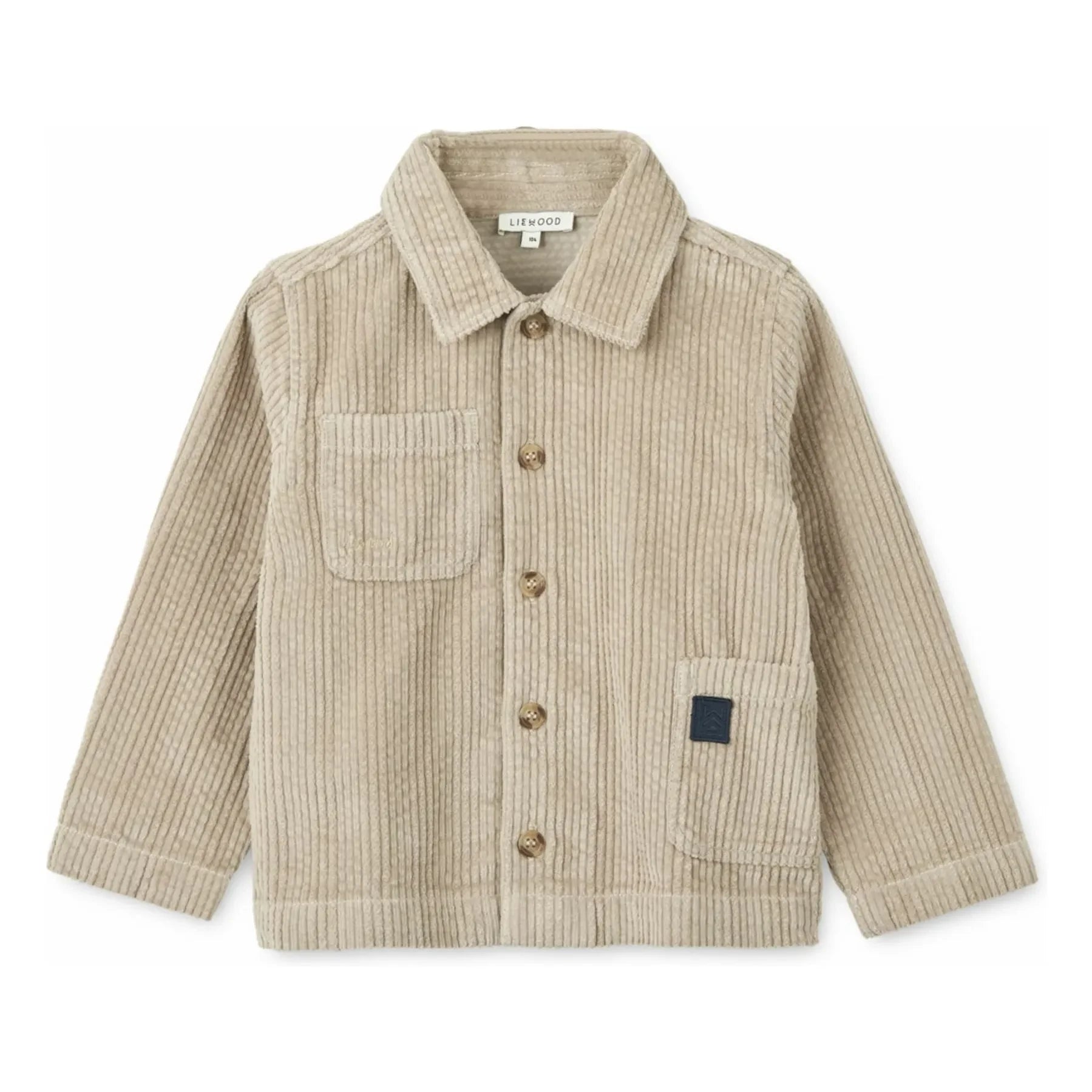 Liewood - Chaqueta de camisa de pana de algodón orgánico Paule | Beige