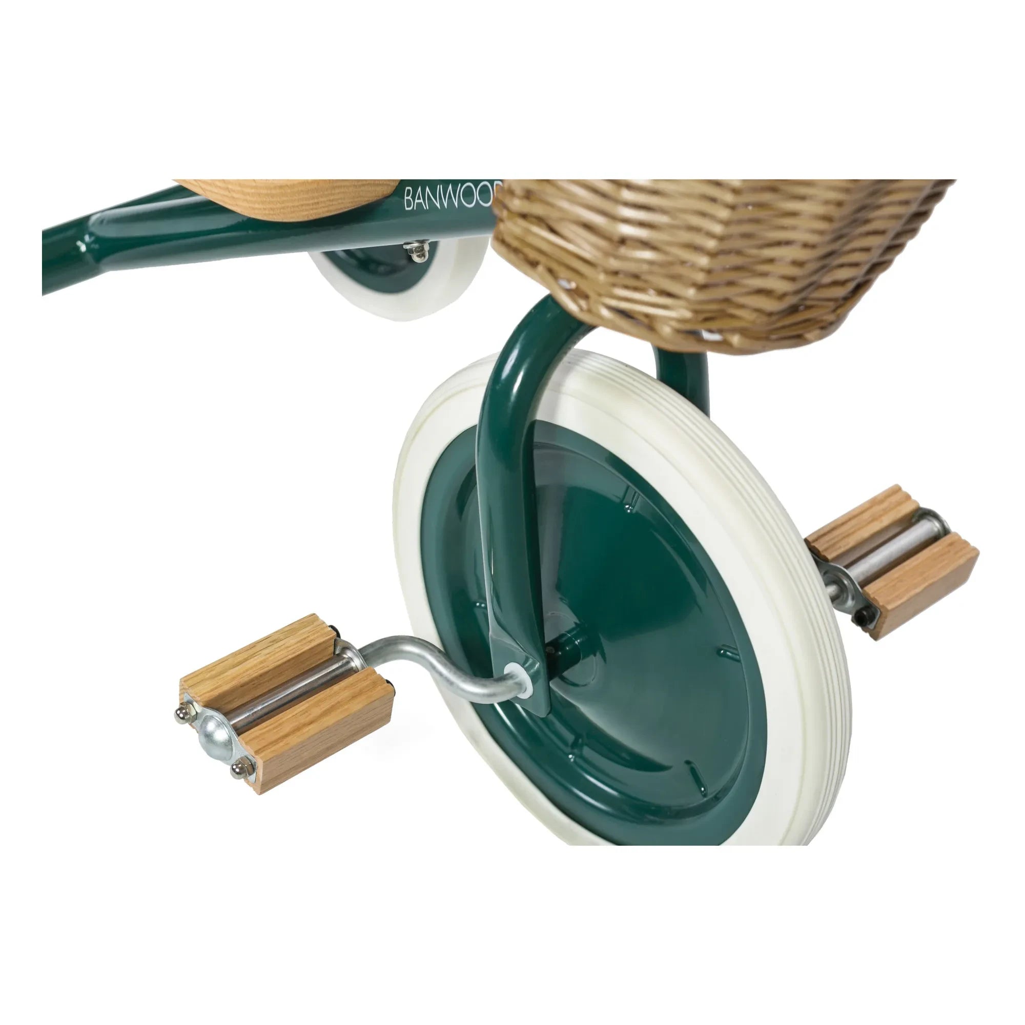 Banwood - Triciclo de metal y madera | Verde