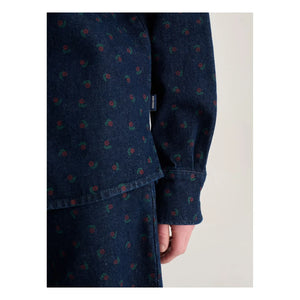 Bobo Choses - Camisa de algodón orgánico Swamp Whirl | Azul marino