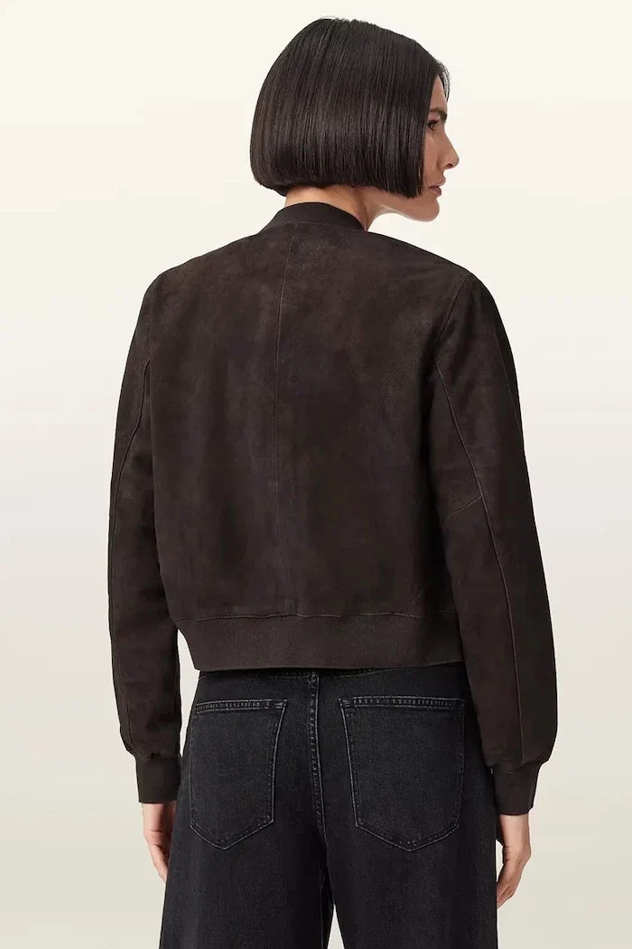 Chaqueta bomber de ante para mujer ORTEN de AllSaints