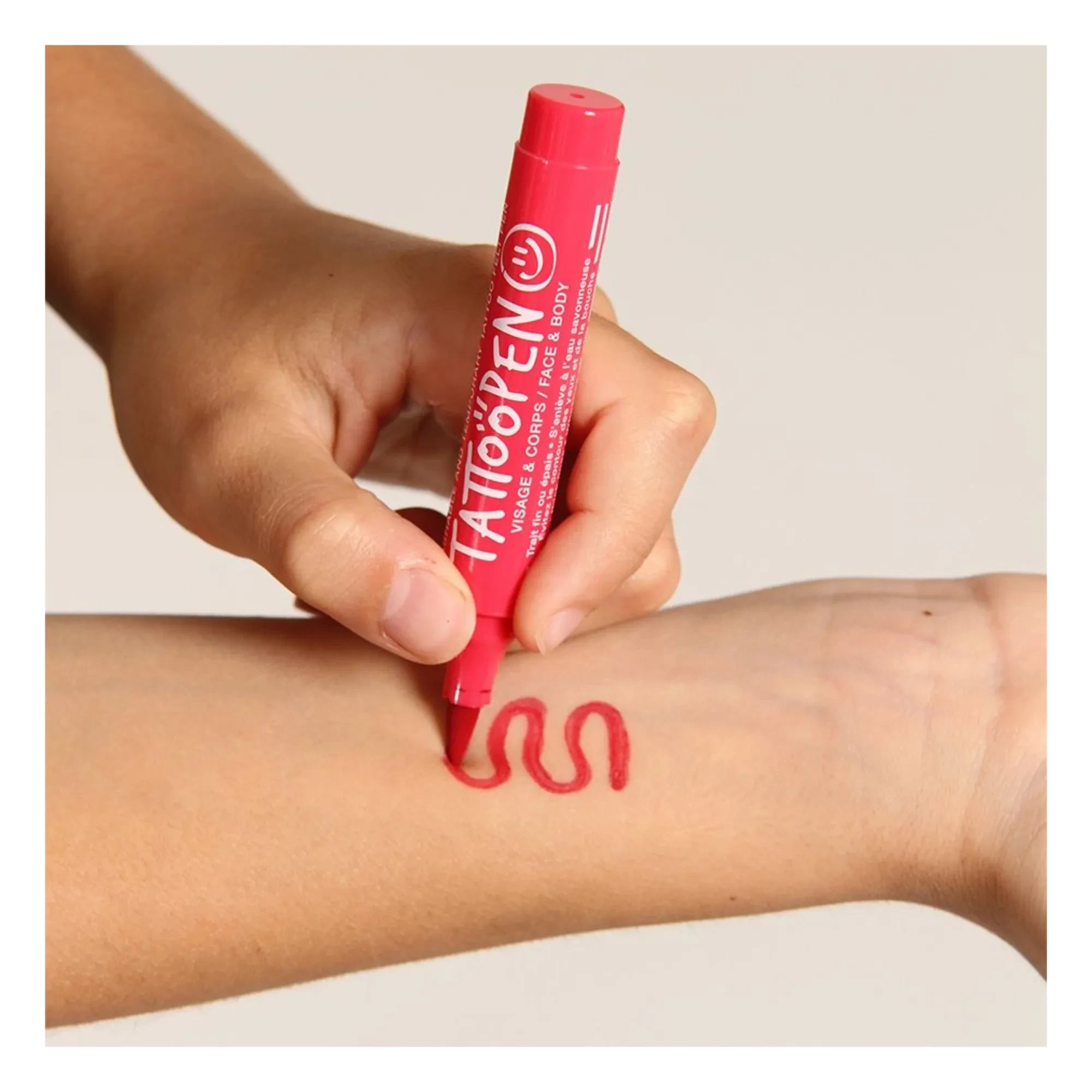Nailmatic Kids - Rotulador de tatuajes | Rojo