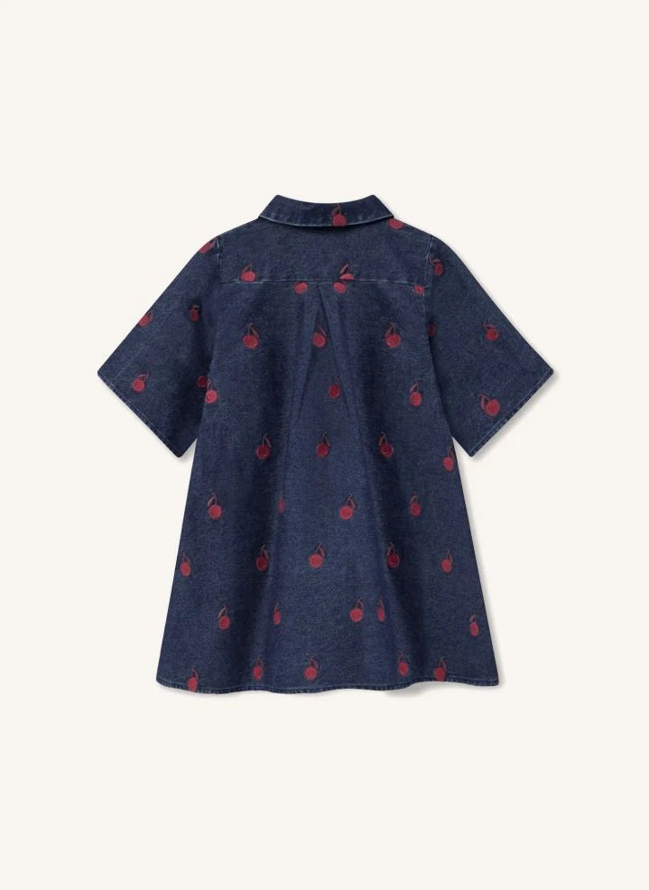 Fliink - Vestido de Denim Donna | Azul Oscuro