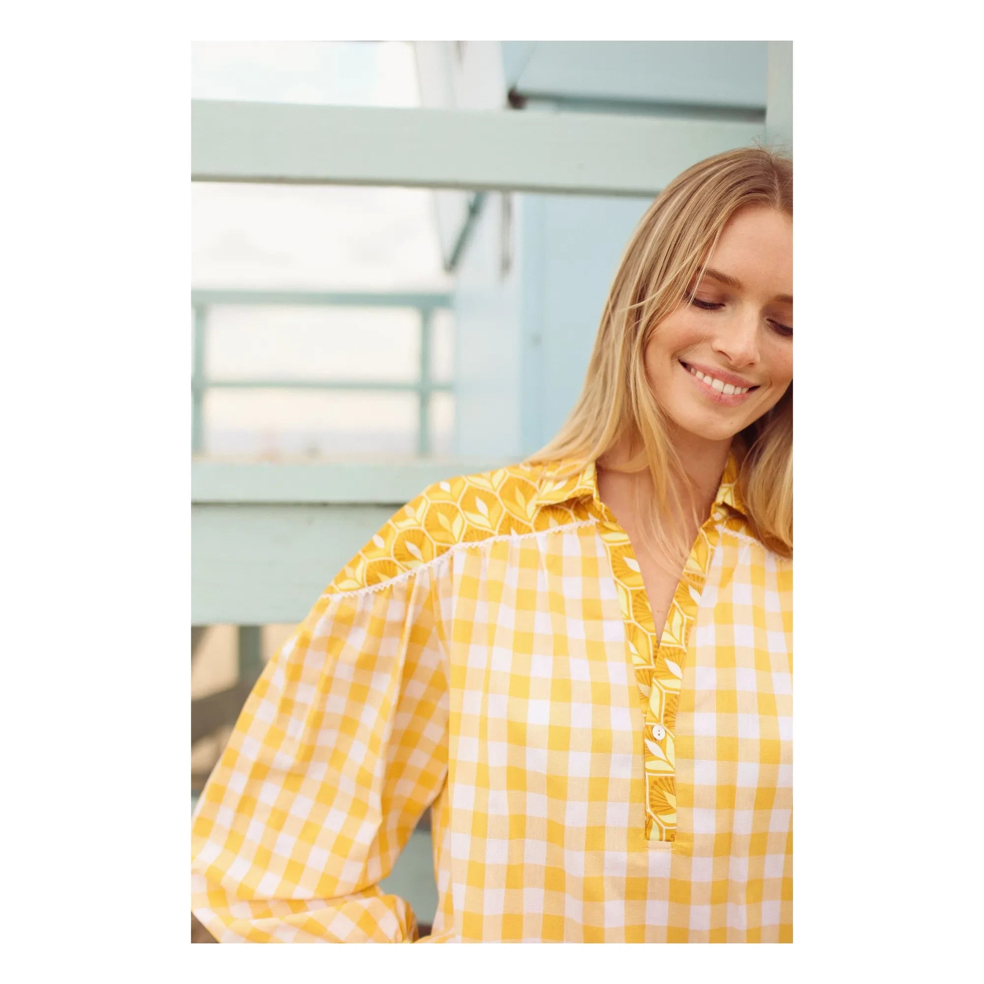 Paolina - Blusa Emilie atemporal | Amarilla