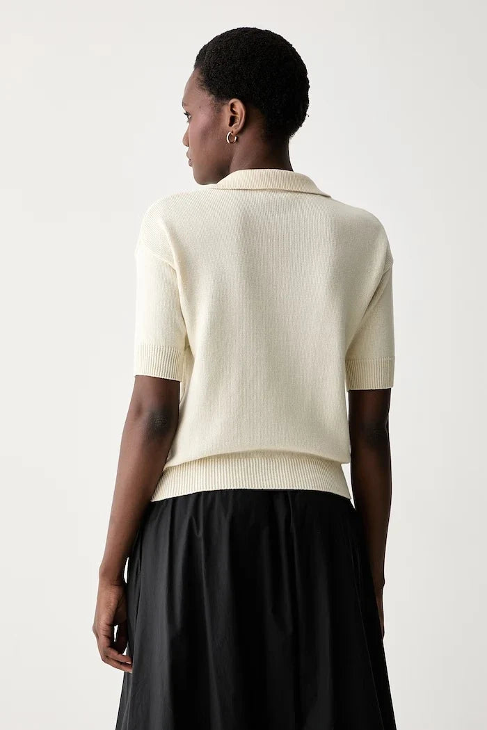 Polo de algodón con cuello para mujer Weekend Max Mara WKDALBERO