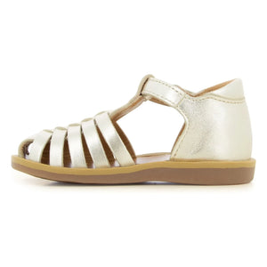 Pom d'Api - Sandalias Poppy Pitti | Oro/Plata
