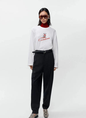 Cordera - Camiseta de Algodón Orgánico Cordera | Blanca