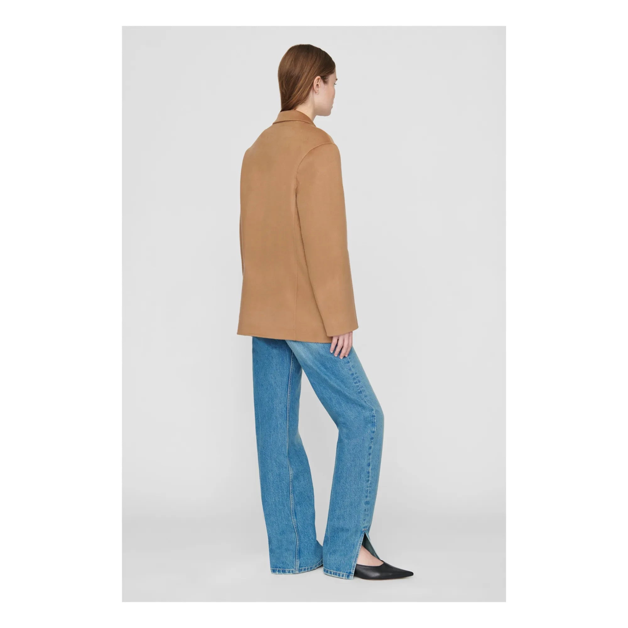 Anine Bing - Chaqueta de lana y cachemir Quinn | Pelo de camello