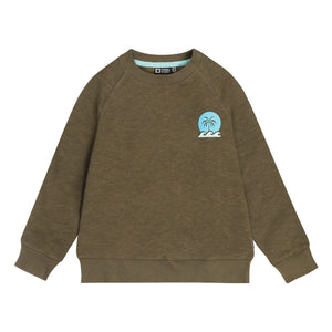 Tumble N'Dry - Sudadera de algodón orgánico High Tide | Caqui
