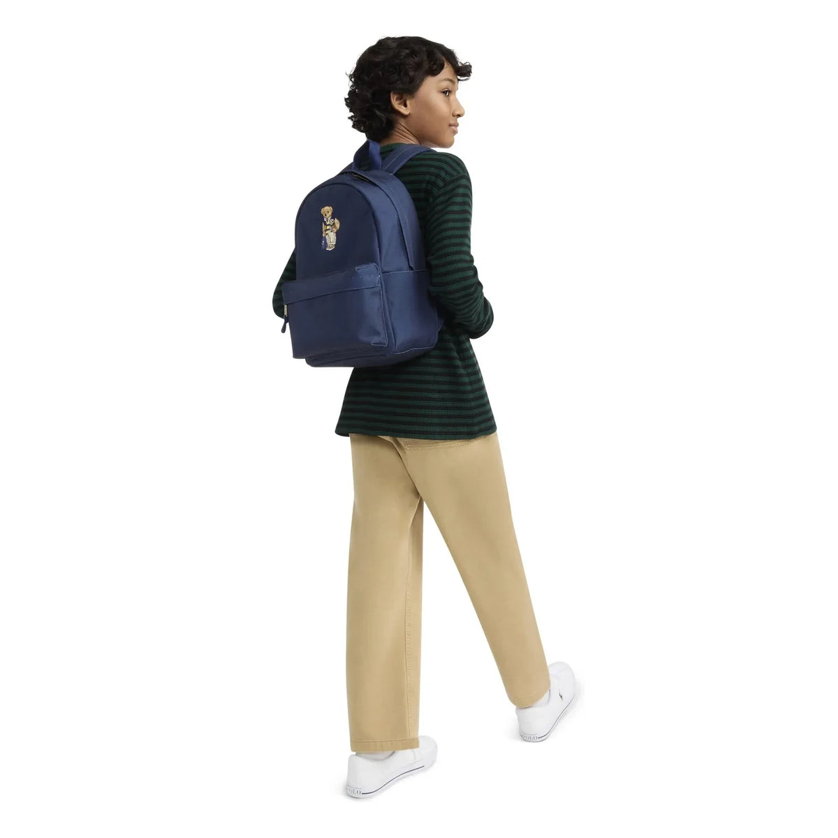 Ralph Lauren - Mochila de Oso de Peluche de Fibra Reciclada | Azul Marino
