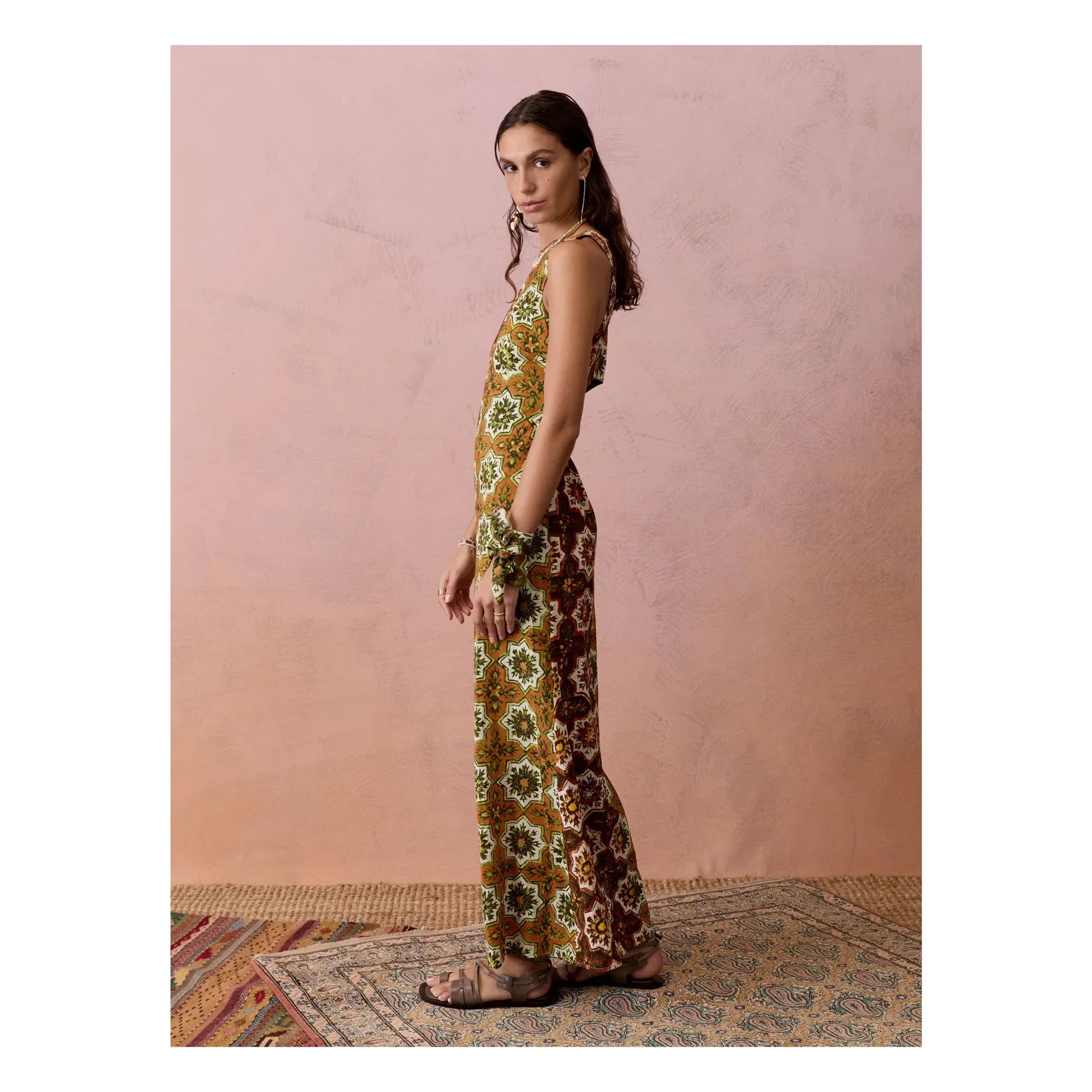 Boteh - Vestido Alhambra | Ocre