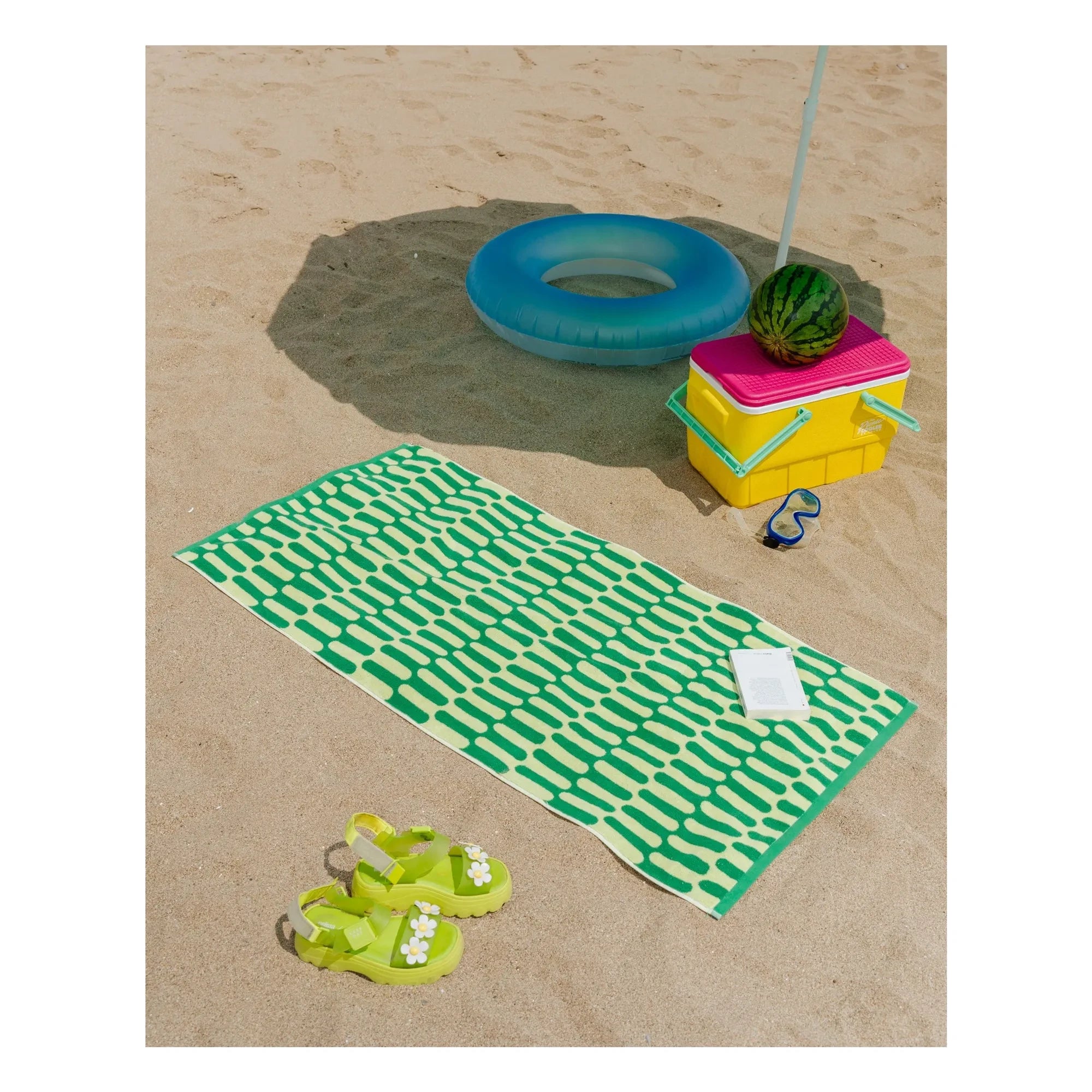 Tarta Gelatina - Toalla de playa Paseo | Verde