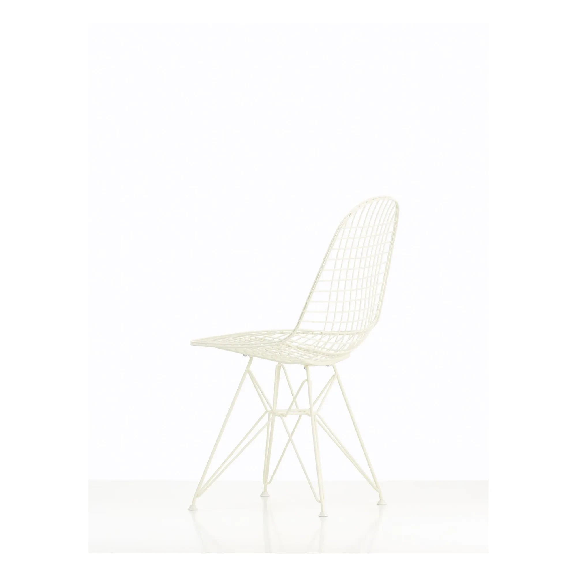 Vitra - Silla Wire DKR diseñada por Charles & Ray Eames | Blanco
