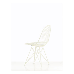 Vitra - Silla Wire DKR diseñada por Charles & Ray Eames | Blanco