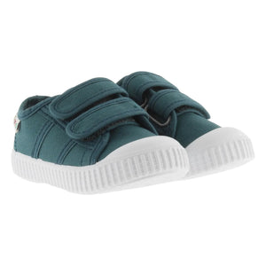 Victoria - Zapatillas Lona Scratch | Azul pavo real