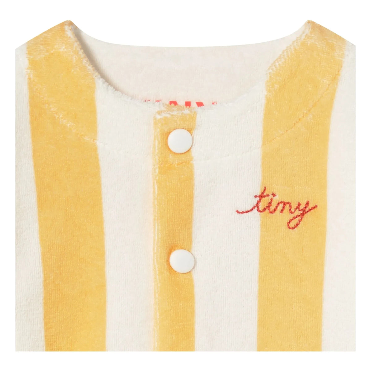 Tinycottons - Sudadera de algodón orgánico a rayas | Amarilla