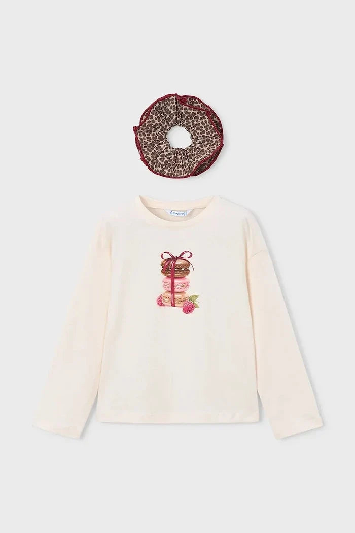 Blusa de manga larga de algodón para niños Mayoral