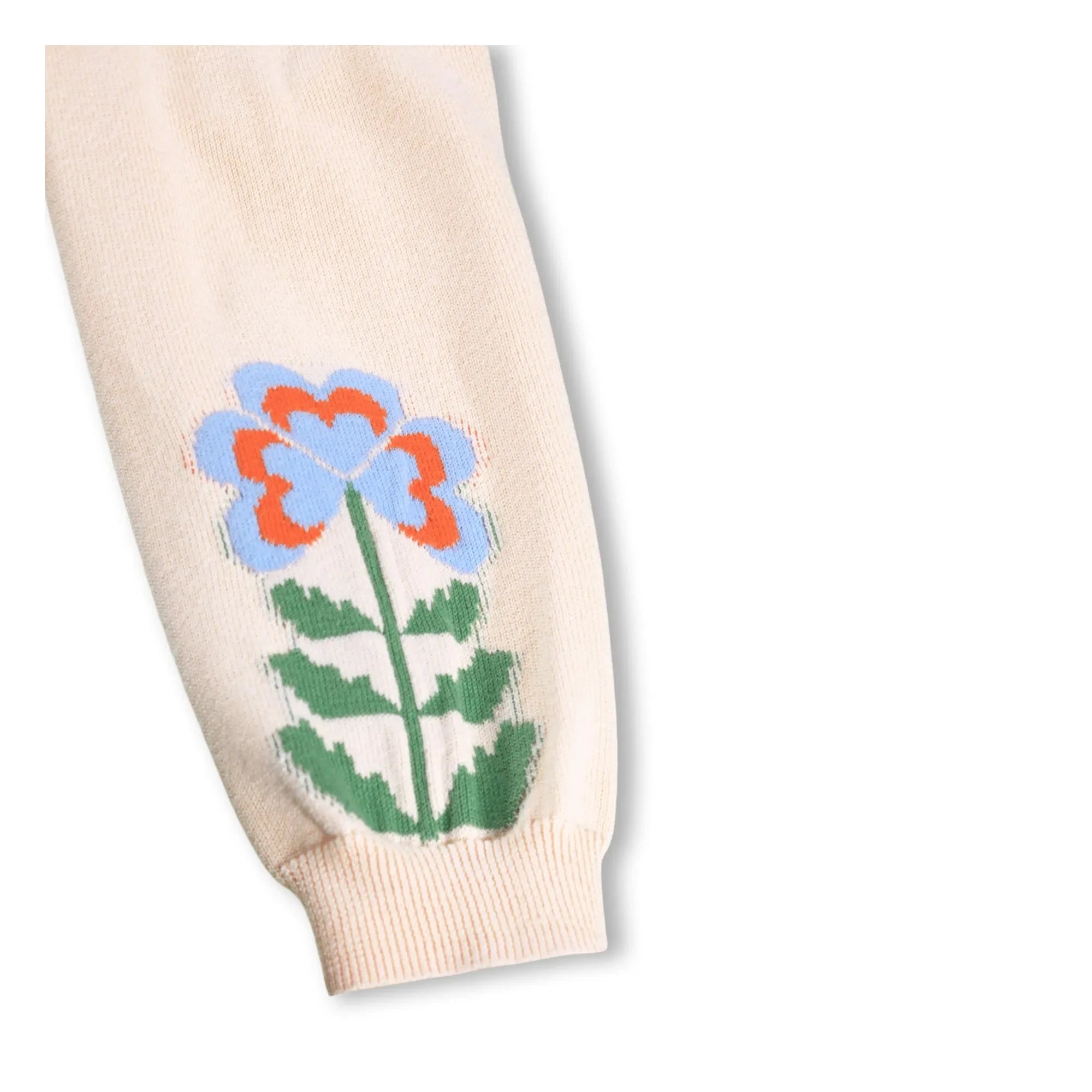 Molo - Pantalones de chándal de algodón orgánico con estampado floral | Rosa claro