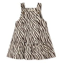 Fliink - Vestido Duna Zebra | Negro