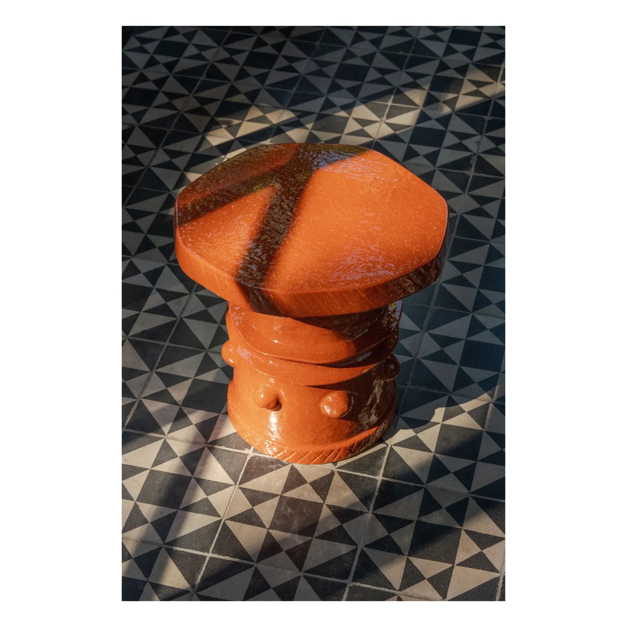Serax - Mesa auxiliar Clara 108 | Rojo ladrillo