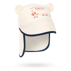 Konges Sløjd - Gorro de protección UV pato fibra reciclada | Crudo