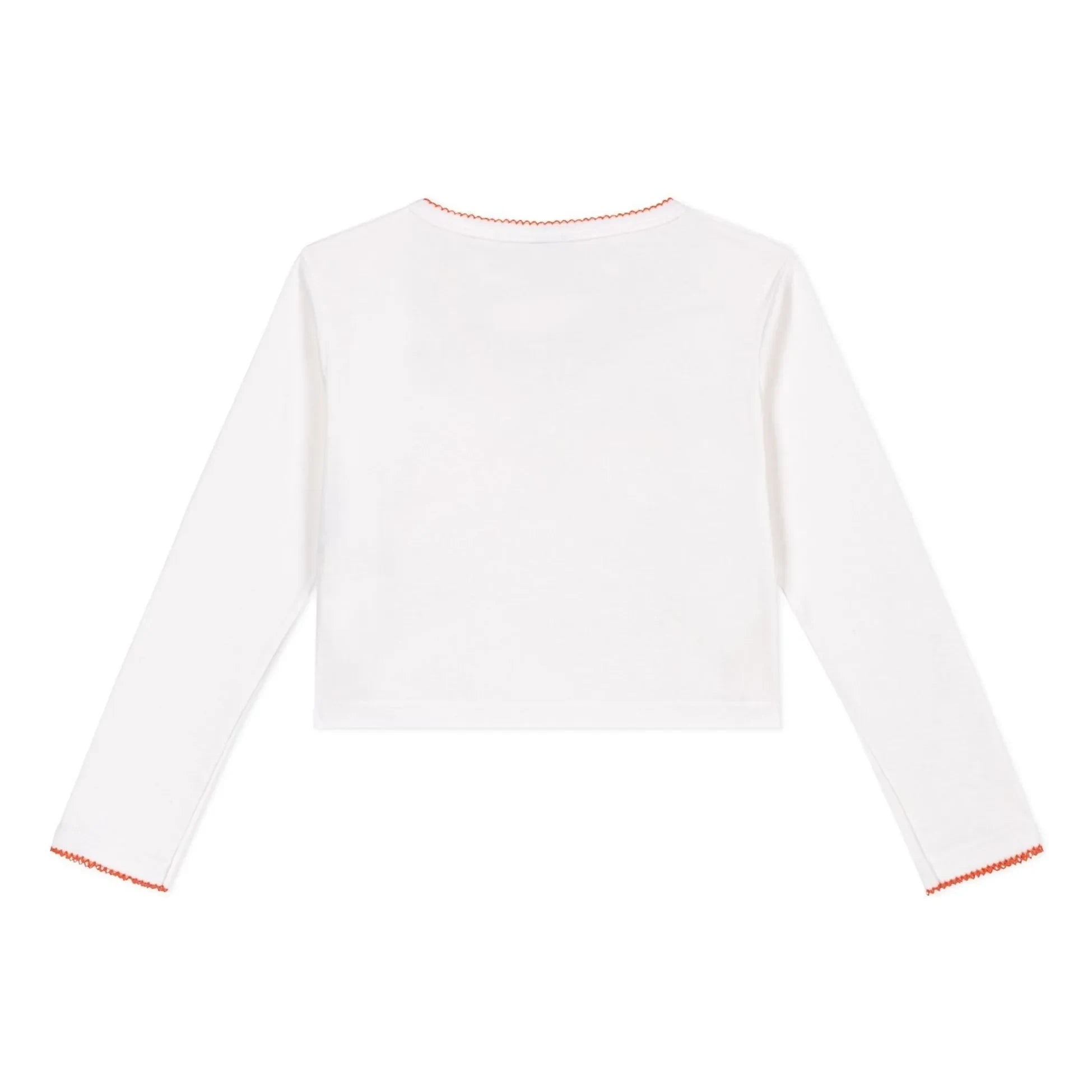 Petit Bateau - Chaleco Cache Coeur Liso | Blanco
