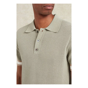 Ché Studios - Polo de algodón Quinn | Beige - Verde