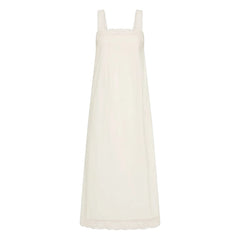 Faithfull the Brand - Cristina Midi Pamuk Elbise | Ivory
