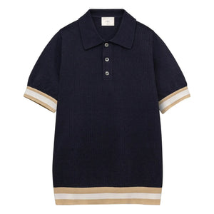 Ché Studios - Polo de algodón Quinn | Azul marino