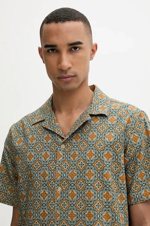 Camisa de algodón para hombre Les Deux Lukas