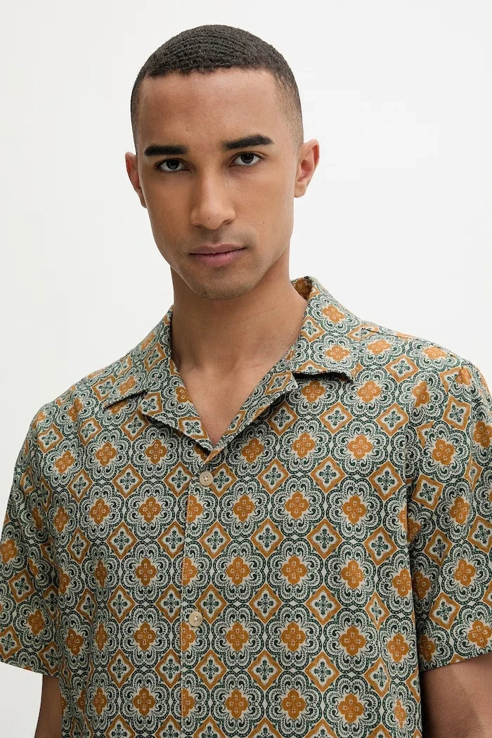 Camisa de algodón para hombre Les Deux Lukas