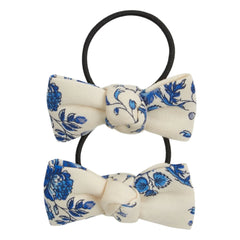 Emile et Ida - 2 diademas elásticas con estampado de flores | Crudo