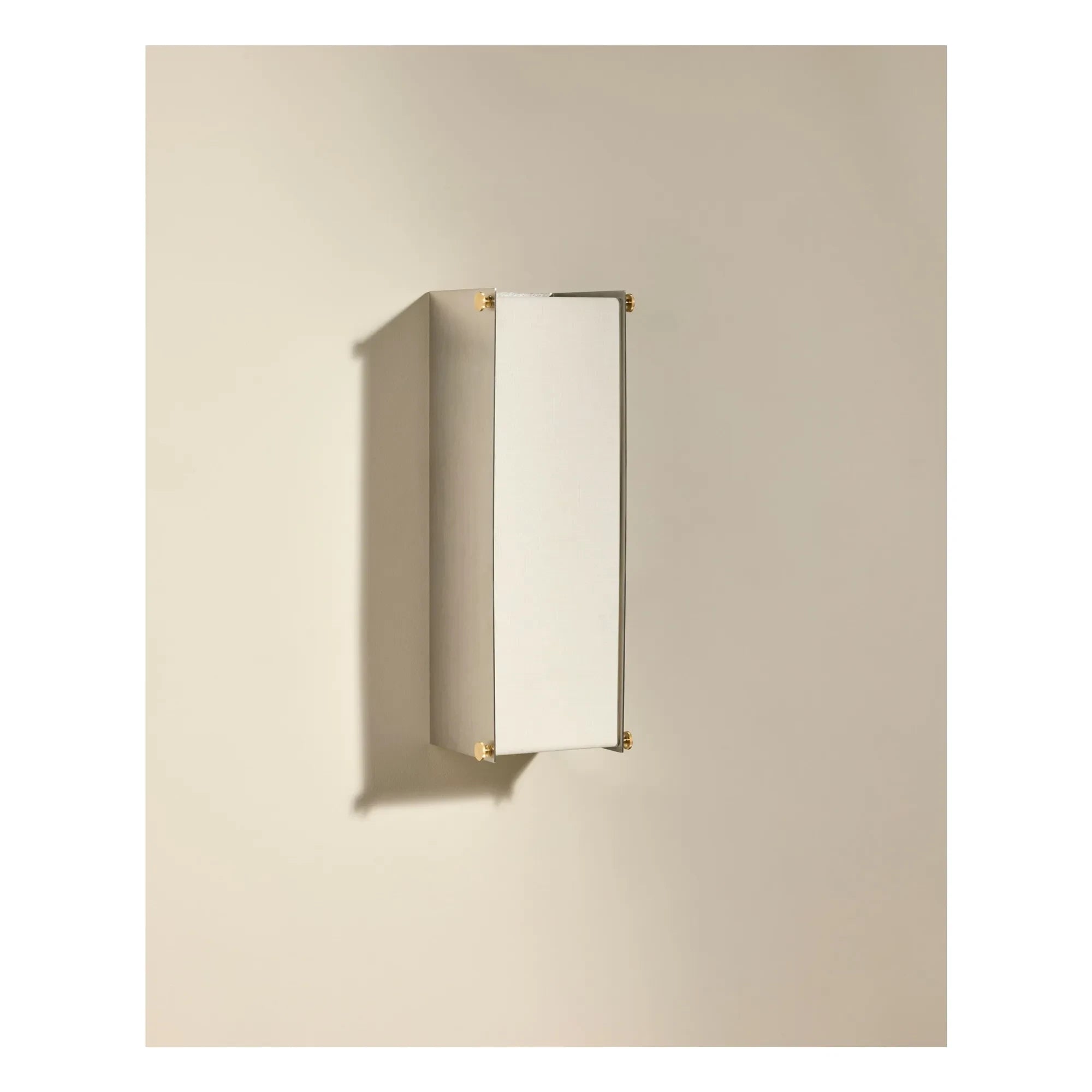 Maison Sarah Lavoine - Lámpara de pared de acero inoxidable cepillado Boxie | Acero