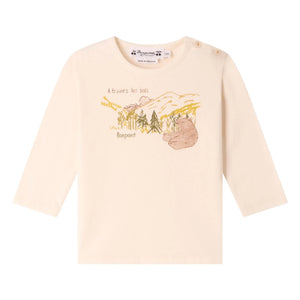 Bonpoint - Camiseta de algodón orgánico Tahsin | Crudo