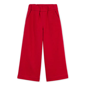 Petit Bateau - Organik Pamuk Bol Jogger Pantolon | Kırmızı