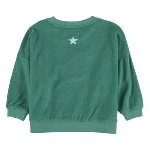 Piupiuchick - Sudadera con logotipo de toalla orgánica | Verde