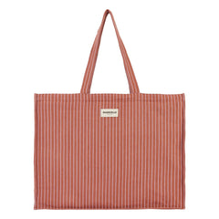 Gabrielle Paris - Bolsa de fin de semana a rayas de lilas | Rosa