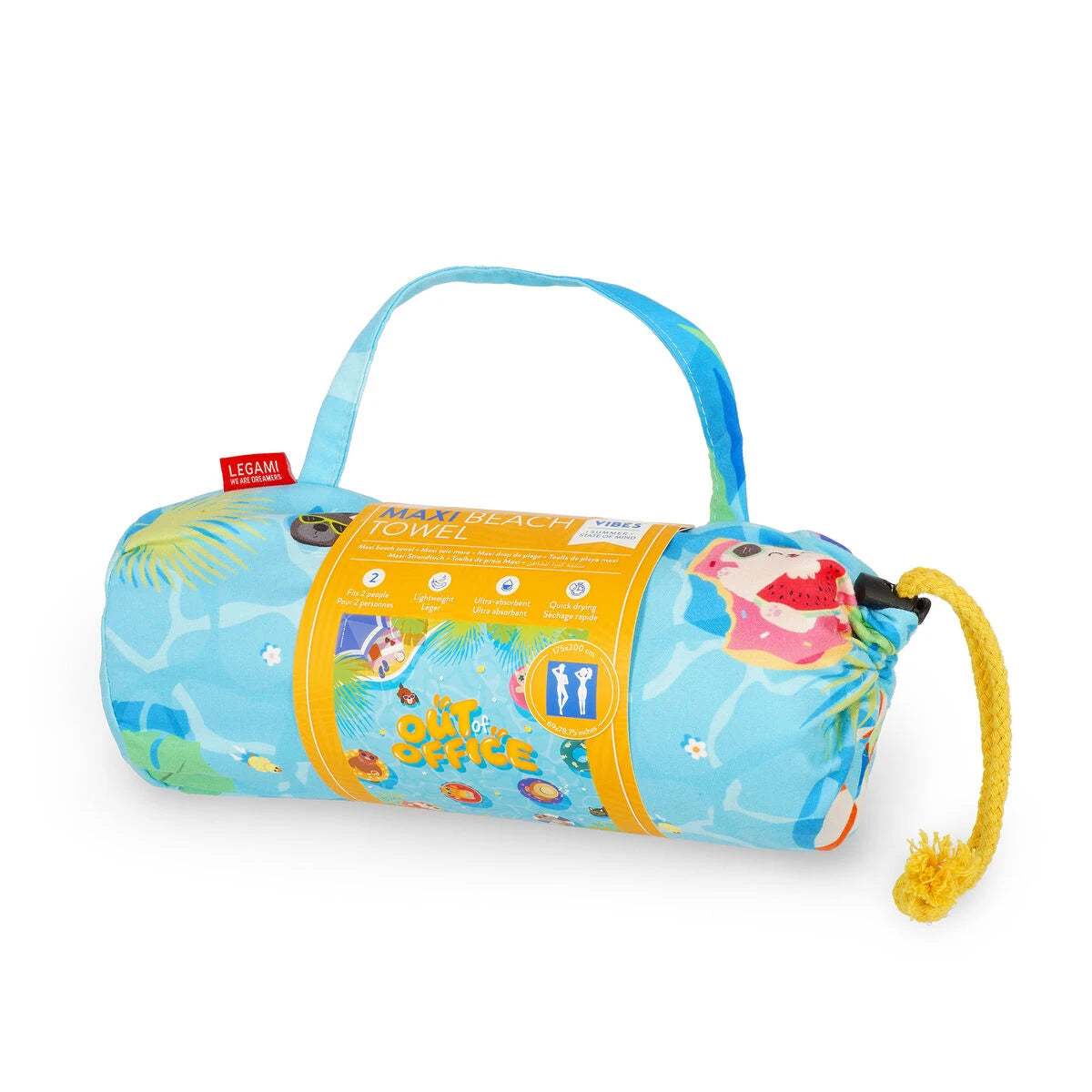 Legami - Toalla de Playa Maxi Fuera de la Oficina