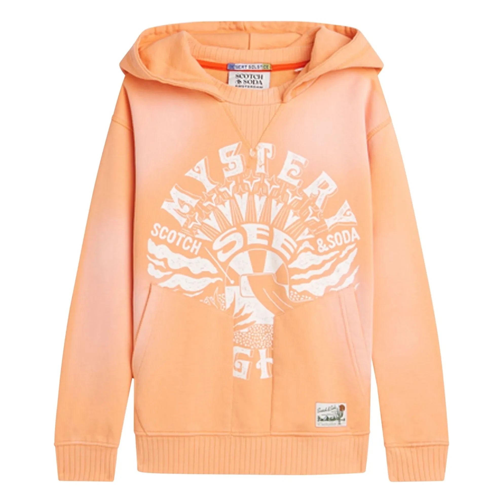 Scotch & Soda - Sudadera con Capucha Artwork Mystery | Coral