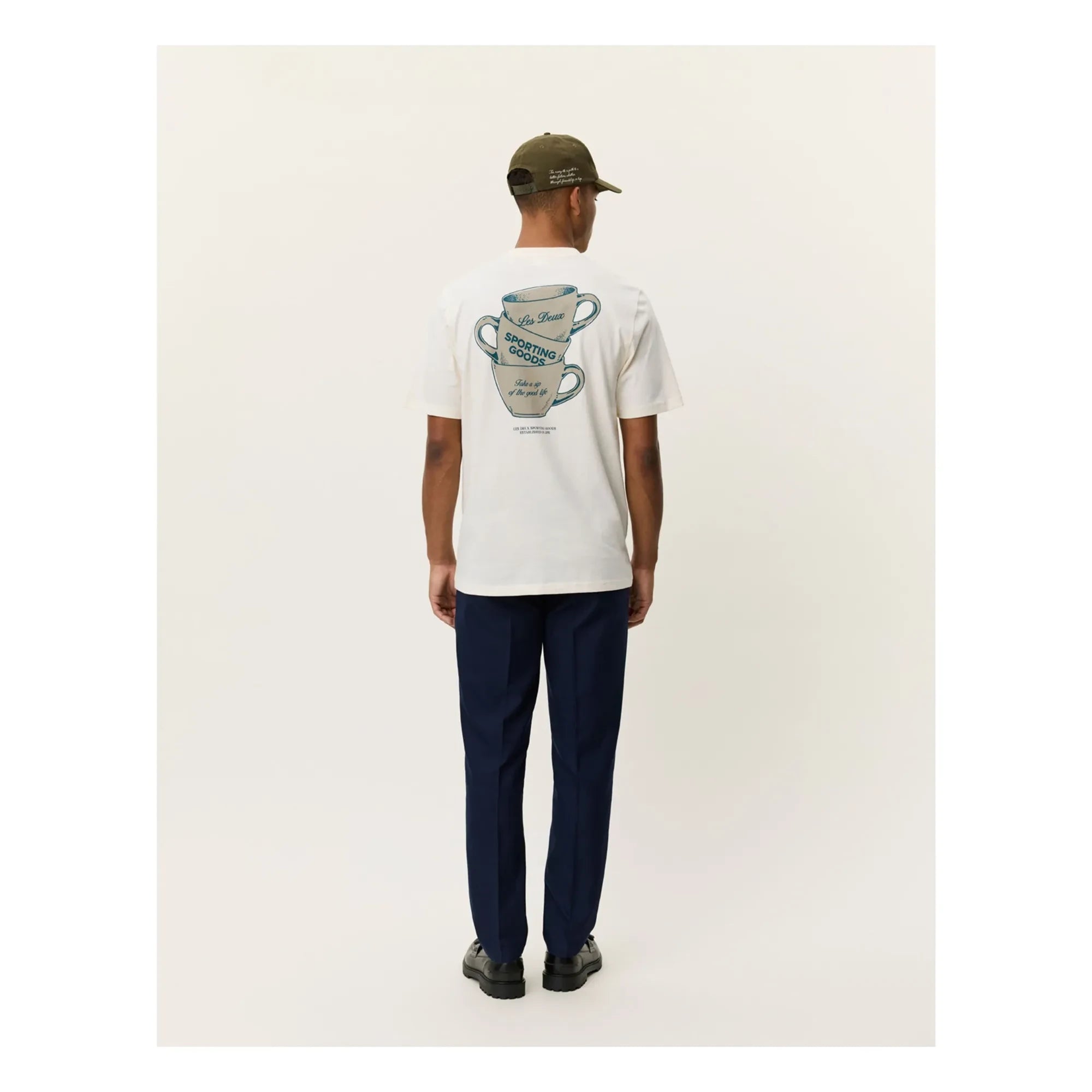 Les Deux - Camiseta de algodón Ben Artist | Blanco