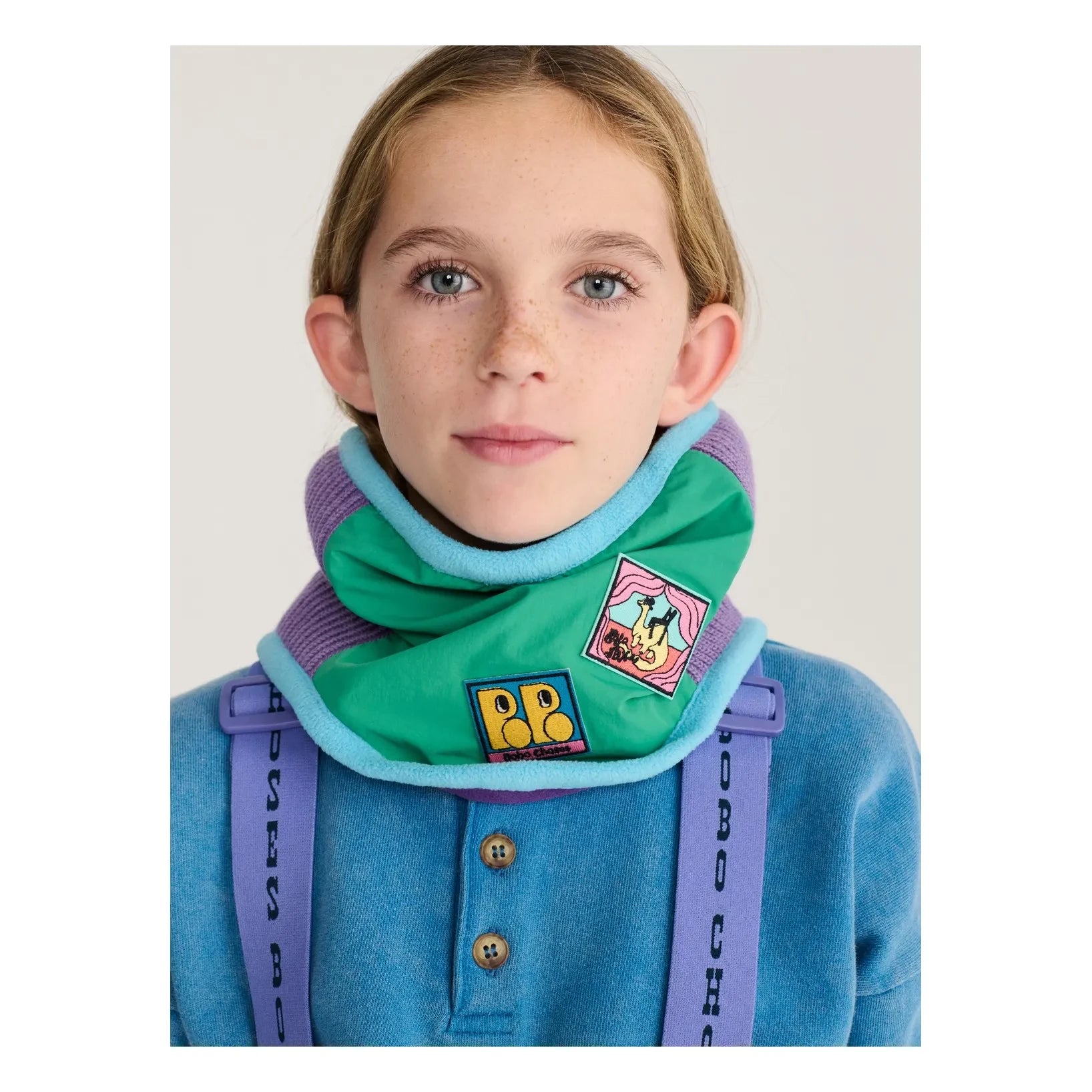 Bobo Choses - Geri Dönüştürülmüş Elyaf Choker | Turkuaz