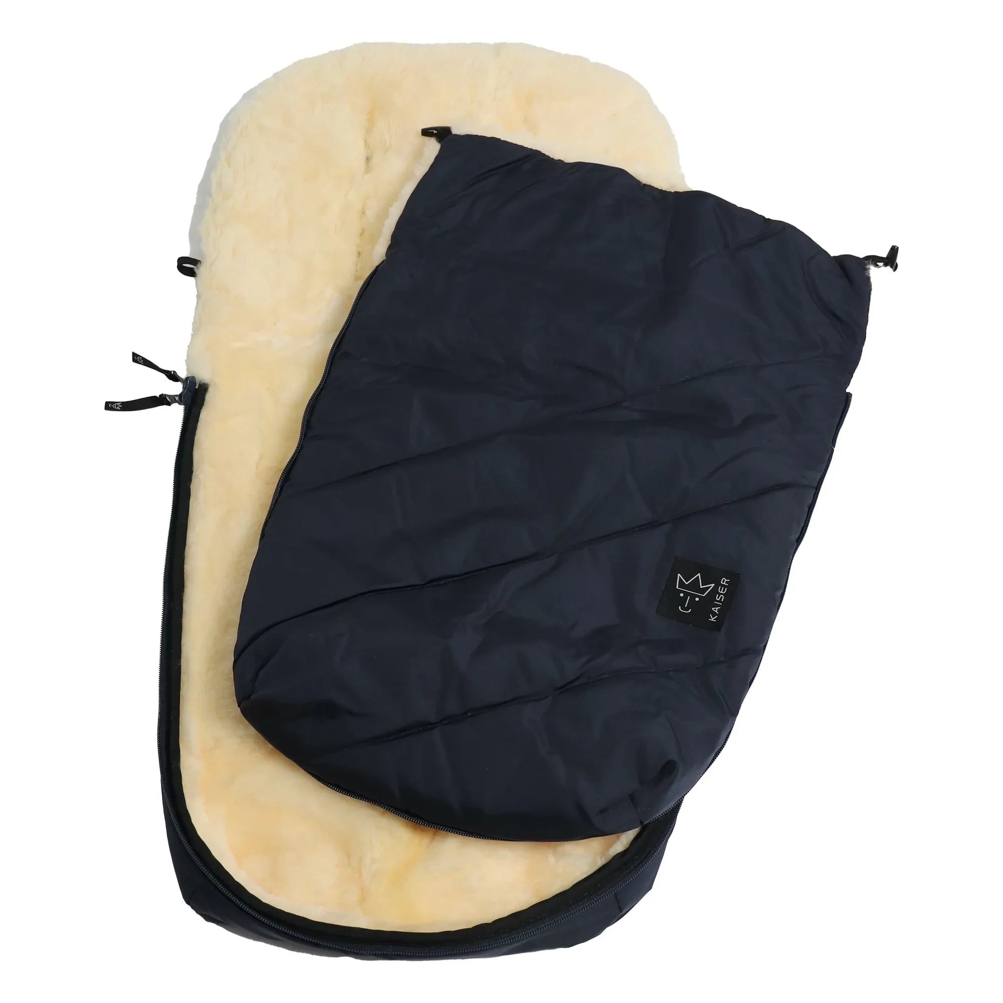 Kaiser - Saco universal de piel de cordero Hugo | Azul marino